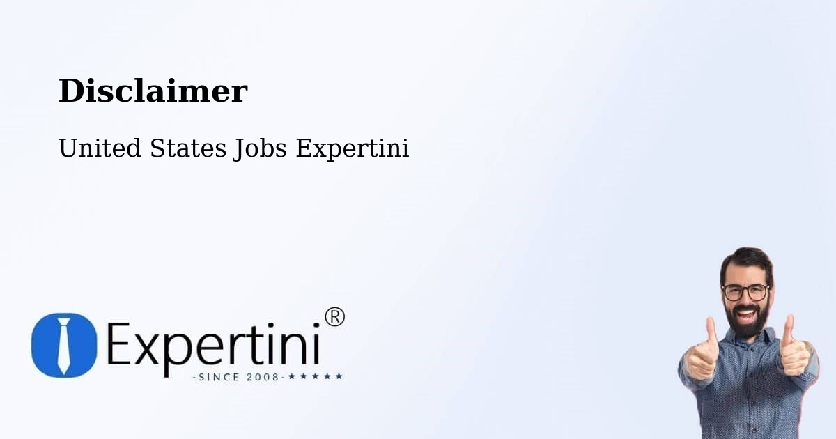 Disclaimer – Pratt - United States Jobs Expertini